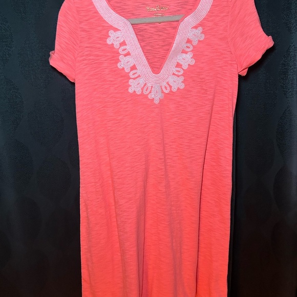 Lilly Pulitzer Coral Reef Embroidered Dress - Picture 2 of 6